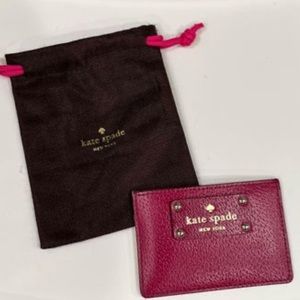 Brand new Kate Spade card holder with dust cover